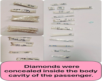 Gold and diamonds worth Rs 2.55 crore seized at Mumbai Airport 