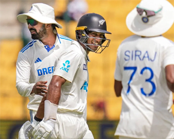 IND vs NZ 1st Test: Young, Ravindra star in NZ