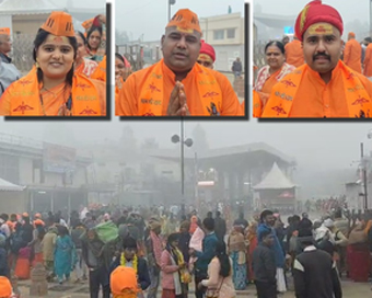 Devotees flock to Ayodhya to celebrate Ram Lalla Pran Pratishtha anniversary