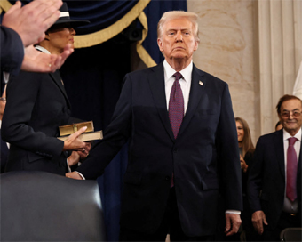 Trump takes oath as 47th US President, returns to White House for second term