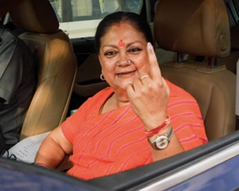 Ex-Raj CM Vasundhara Raje votes in Jhalawar, says PM Modi will get 3rd term